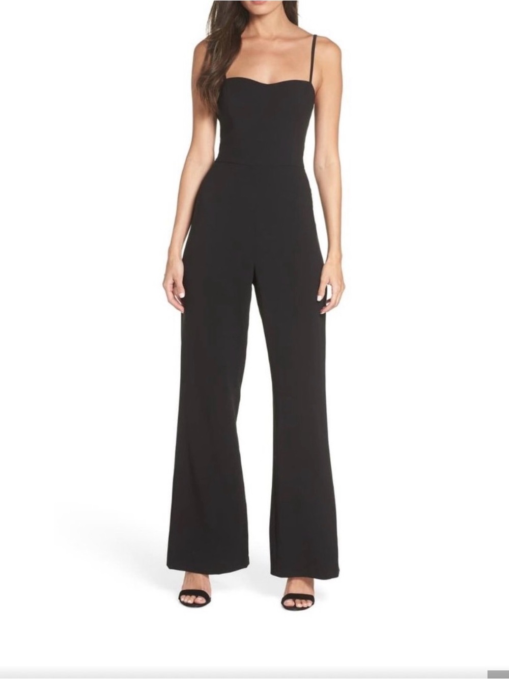 French connection Classic Black sweetheart Jumpsuit